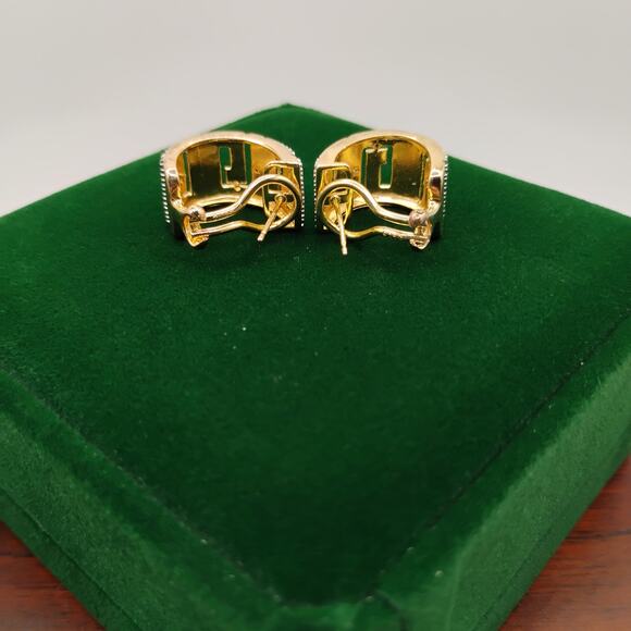 Ross Simmons Greek Key Earrings - Picture 2 of 5